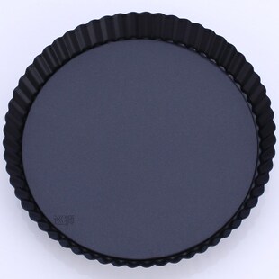 Non-Stick Tart Pan Pie Pizza Pan Round Baking Quiche Pan Rem
