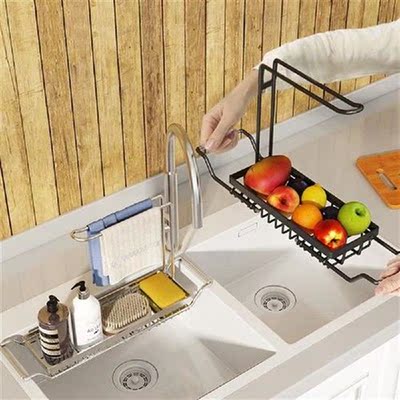 Faucet Storage Dry Shelves Sink Desktop Organizers Soap
