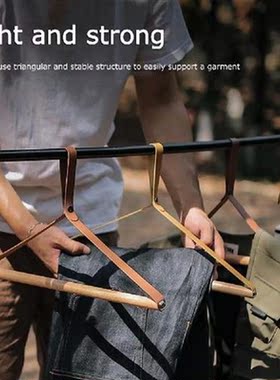 Simple Outdoor Hanging Rack Beech Wood Camping Hanging Rack