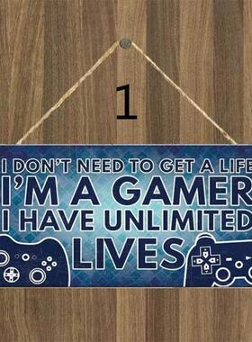 Keep Out Gamer at Play Enter at Own Risk Funny Novelty Bedro