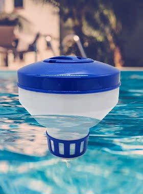 Swimming Pool Chemical Floater Chlorine Deluxe Large Blue