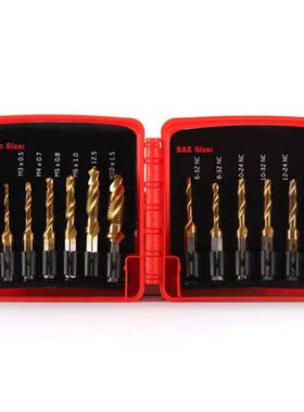6pcs Twist Drill Bit set Hex Shank Titanium Plated HSS Screw