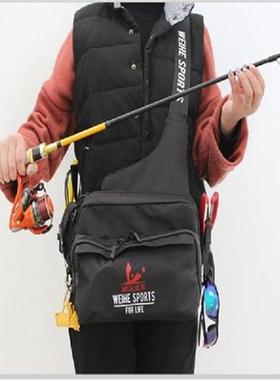 3 Layer Large Capacity Durable Nylon Fishing Bag Messenger