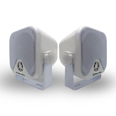 100W 4 inch Waterproof Boat Marine Box Outdoor Speakers Surf
