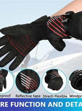 Ski Gloves Winter Super Warm 3M Thinsulate Snowmobile Touch