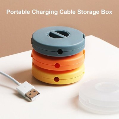 New Cable Winder Data Cable Storage Box Mobile Phone Chargin