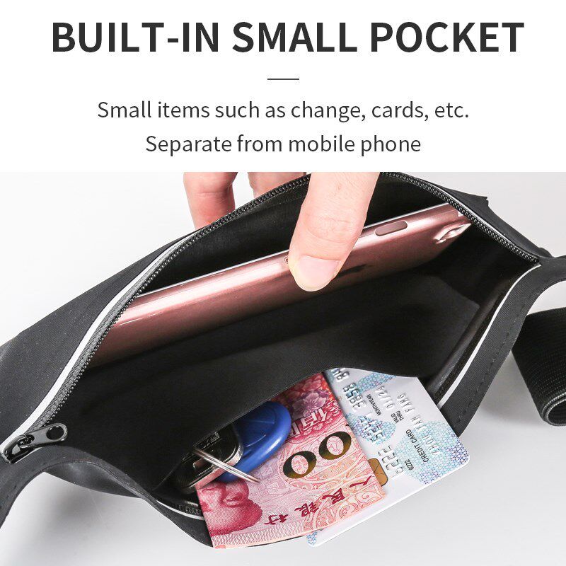 Waterproof Running Bags Belt Waist Bag Fanny Pack Sport Phon