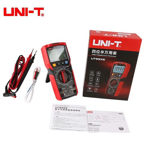UT89XE professional digital multimeter true RMS NCV20A curre