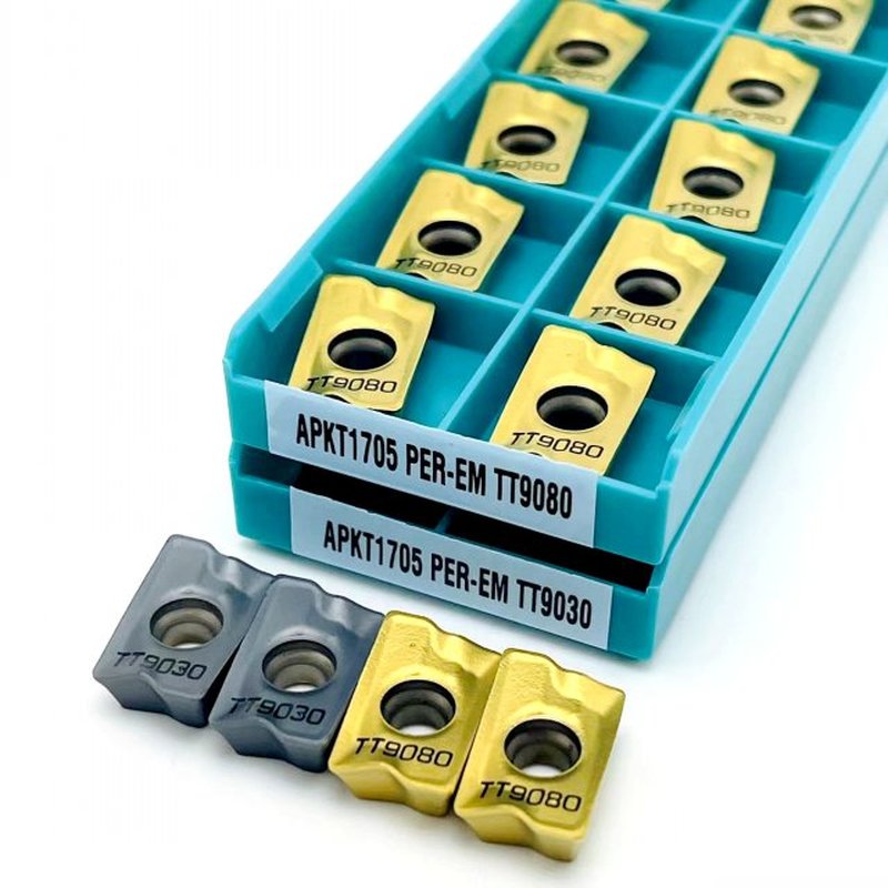 APKT1705 PER EM TT9080 /TT9030 Carbide Insert Indexable Mill - 实物图