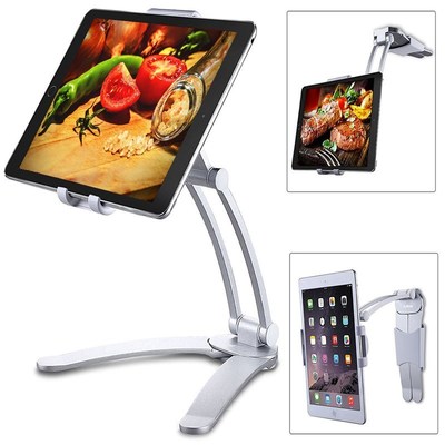 Rotating Portable Monitor Wall Desk Metal Stand Fit  Below 1
