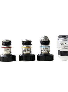 4X 10X 40X 100X High Quality Microscope Objective Lens Achro