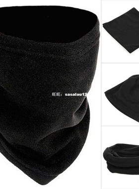 3-in-1 Winter Fleece Scarf Neck Warmer Face Mask Hat Snood S