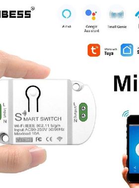 AUBESS Tuya Wifi 10A Sakelar Cerdas Sakelar Pengatur Waktu
