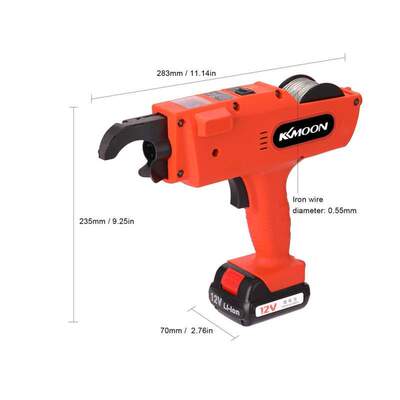 8-4MM 12 V Automatic Rebar Tier Cordless Rechargeable Tying