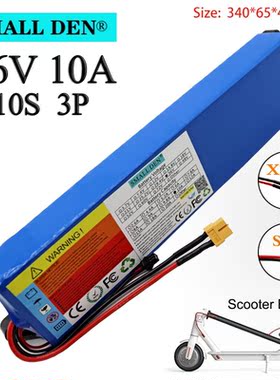 36V 10Ah 18650 Rechargeable lithium Battery pack 10S3P 500W