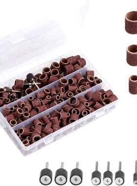 338 Pcs Sanding Drum Kit, Including 329 Pcs Sanding Belts An