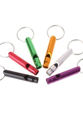 Pet Training Whistle Dogs Puppy Sound Portable Flute Aluminu