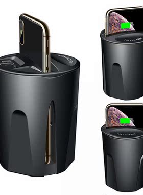 QI Wireless Car Charger For iphone 8 X 10  S10