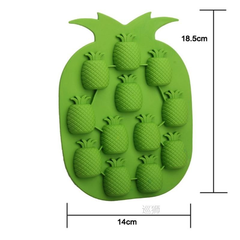 Pineapple Ice Cube Tray Silicone Ice Molds Shape Ice Maker B