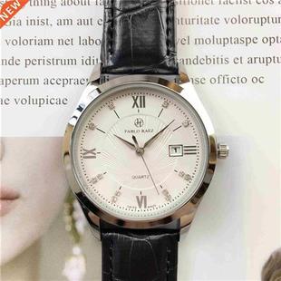 PABLO RAEZ 2020 Pure Leather Mens Watch Top Brand Luxur