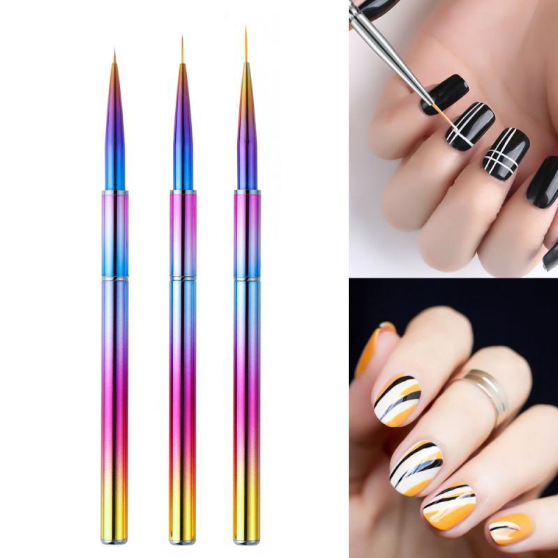 3PCS Nail Art Pen Light Therapy Pen Crystal Pen Drawing Pen