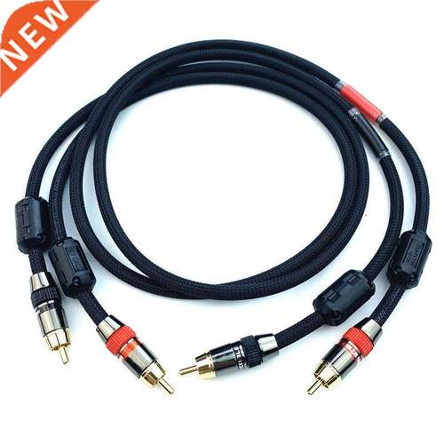 Pair Audio Line Oxygen Free Copper High Quality HIFI RCA Cab