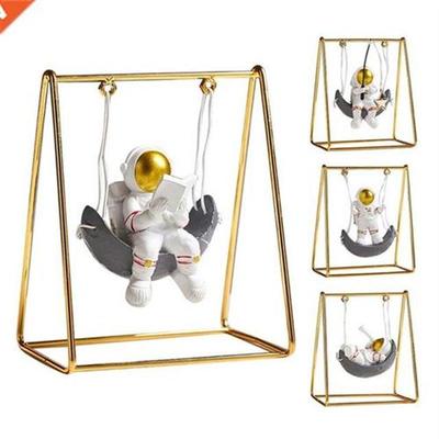 Modern Astronaut Figurines Resin Embellishments Spaceman For