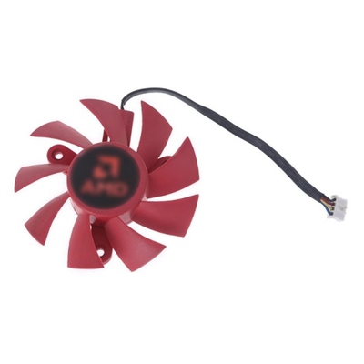 1Pc 75mm/2.95in Original Red FD8015U12S VGA Fan for amdRX570