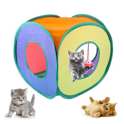Cat Tunnel Pet Tube Collapsible Play Toy Indoor Outdoor