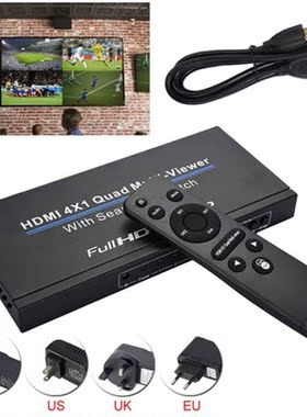 Switcher Seamless Multiviewer Switch IR Screen Splitter Conv