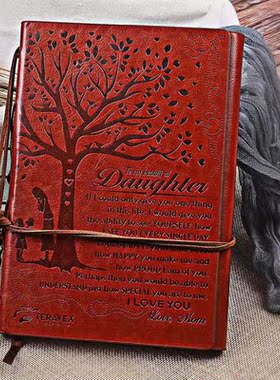 Stationery With String Writing Blank Retro Notepad Travel Gi