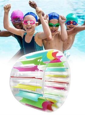 Kids Colorful Inflatable Water Wheel Roller Float 39inch