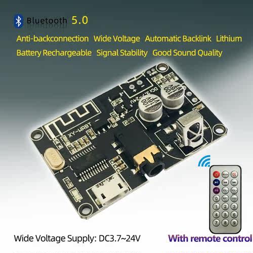 XY-WRBT DC 3.7-24V Wireless Bluetooth 5.0 Audio Receiver Dec