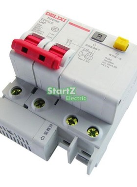 40A 2P RCBO RCD Circuit Breaker  DE47LE  DELIXI