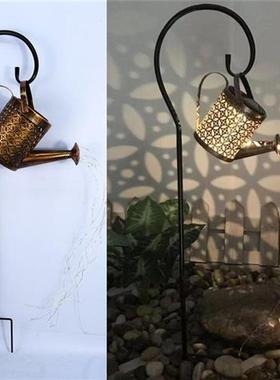 Solar Powered Watering Can Sprinkles Fairy Light Waterproof