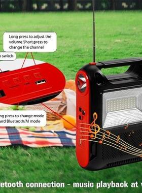Solar Camping Radios Multifunctional Emergency Lighting Port