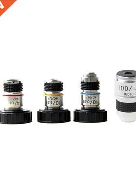 4X 10X 40X 100X High Quality Microscope Objective Lens Achro