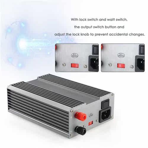 Compact Digital Adjustable DC Power Supply 4 Digits LED CPS-