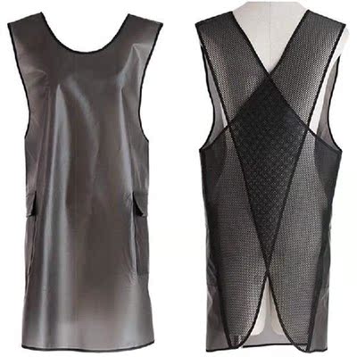 Waterproof Cross Back Apron With Pockets For Women Men