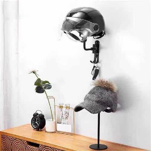 Rotation Wall Mounted Helmet Holder Space New Aluminum