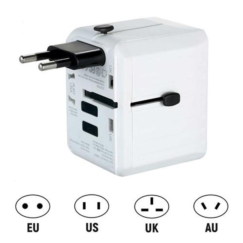 Travel Adapter 4 USB Worldwide All in One Universal Travel A
