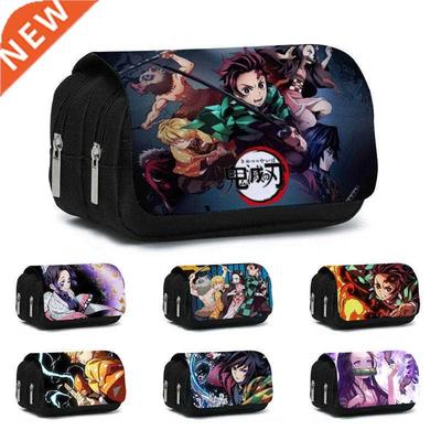1Pcs Anime Demon Slayer Kimetsu No Yaiba Pencil Case Zipper