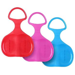 Snow Sled Portable Skiing Board Plastic Snow Sled Board