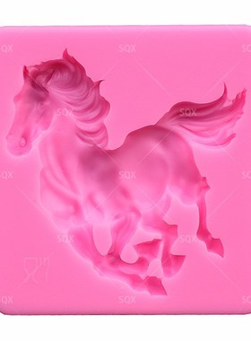 Horse  Fondant Cake Baking Molds,Moule Silicone,Cake Decorat