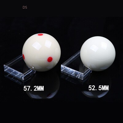 Arcrylic Transperent 57.2mm Billiard Pool Table white ball p