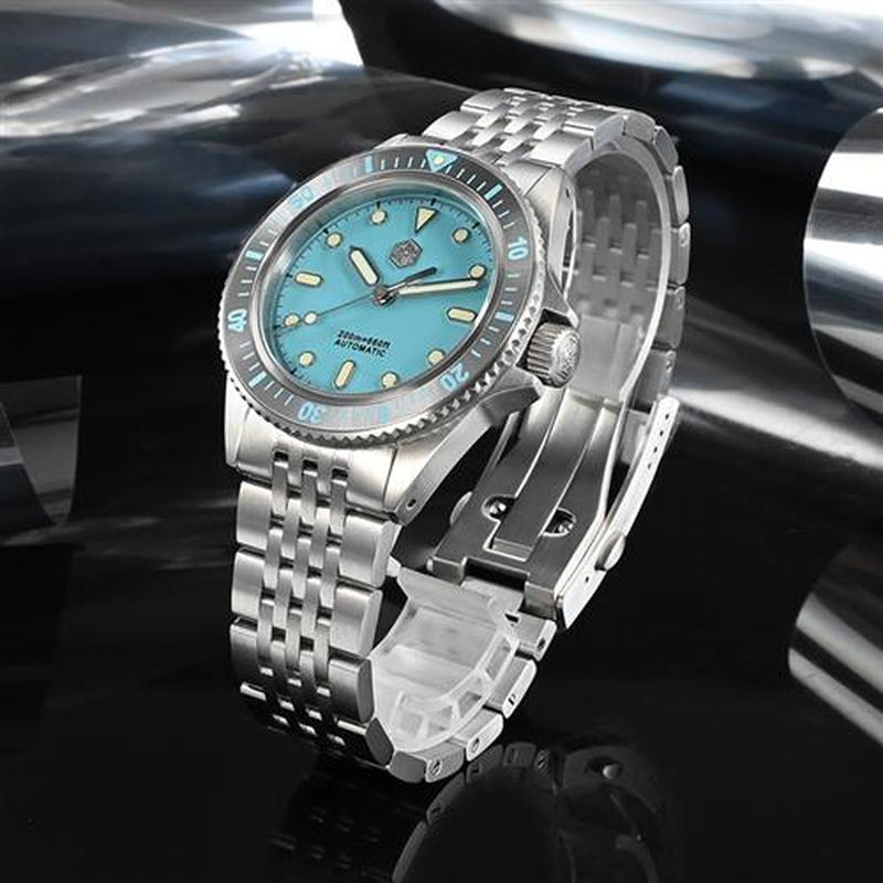 San Martin 38mm Dive Watch Miyota 8215 Original Design Brace