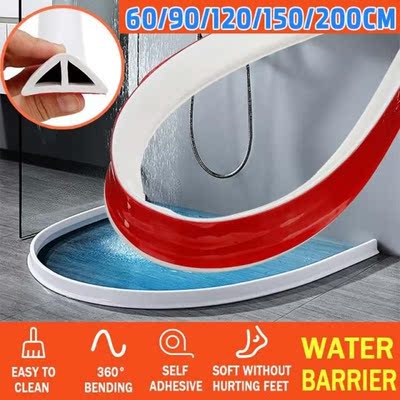 50x20cm Shower Barrier Bathroom And Kitchen Water Stopper Co
