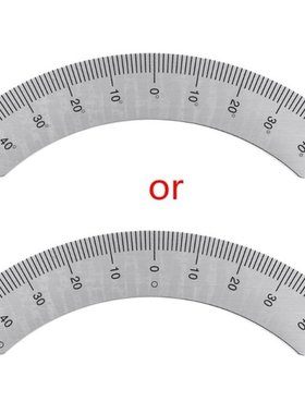 Angle Plate Scale ruler 45 Degree Angle Arc M1197 Protractor