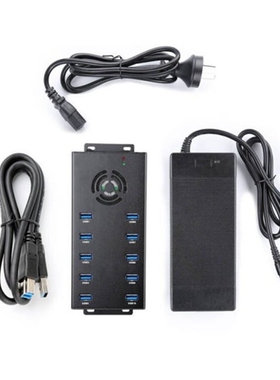 10 Port Usb 3.0 Splitter 2.1A High Current High-Speed Transm