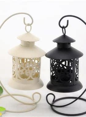 Creative Candelabros Hollow Hanging Birdcage Candle Holder